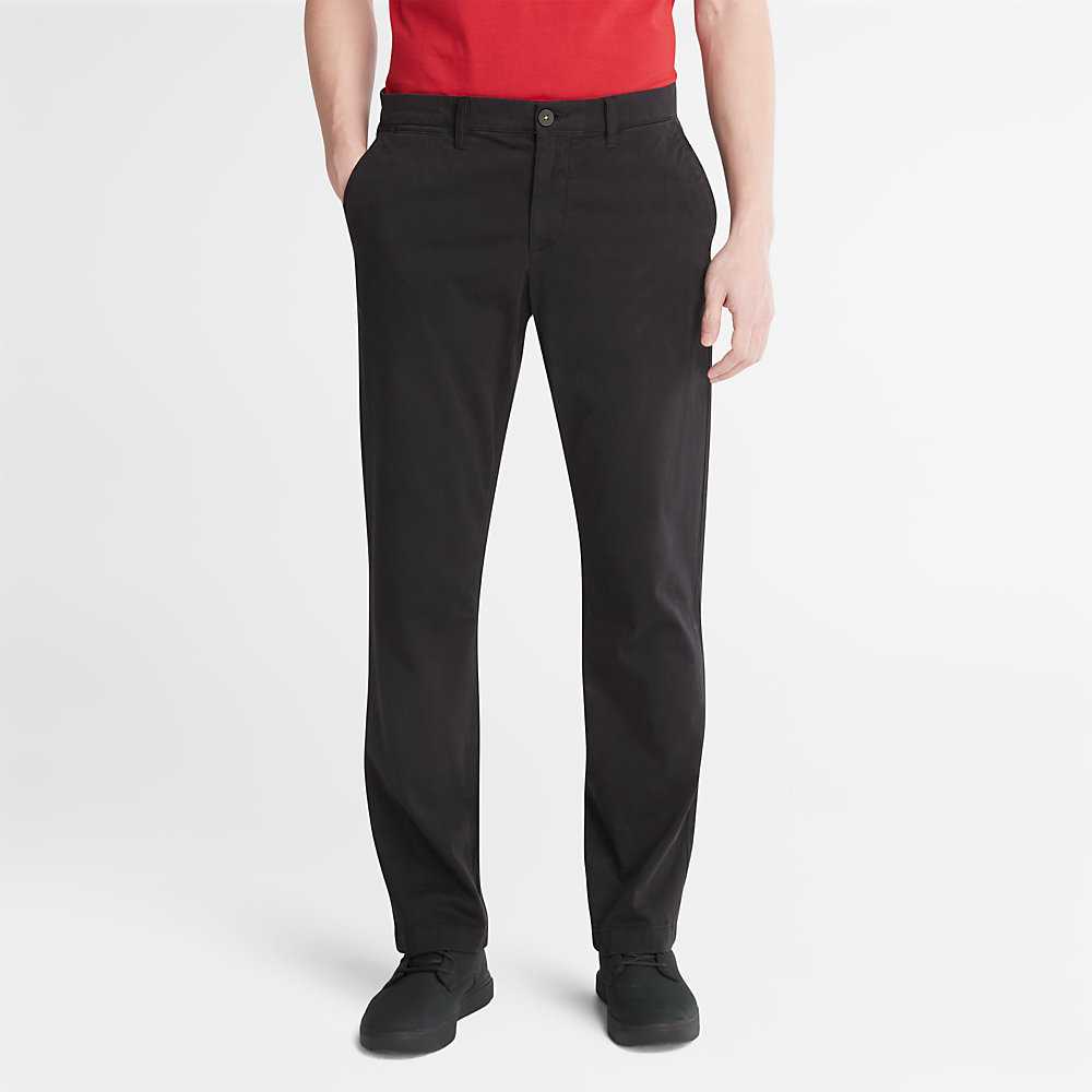 Men's Timberland Ultrastretch Pants Black | UAE-9012678