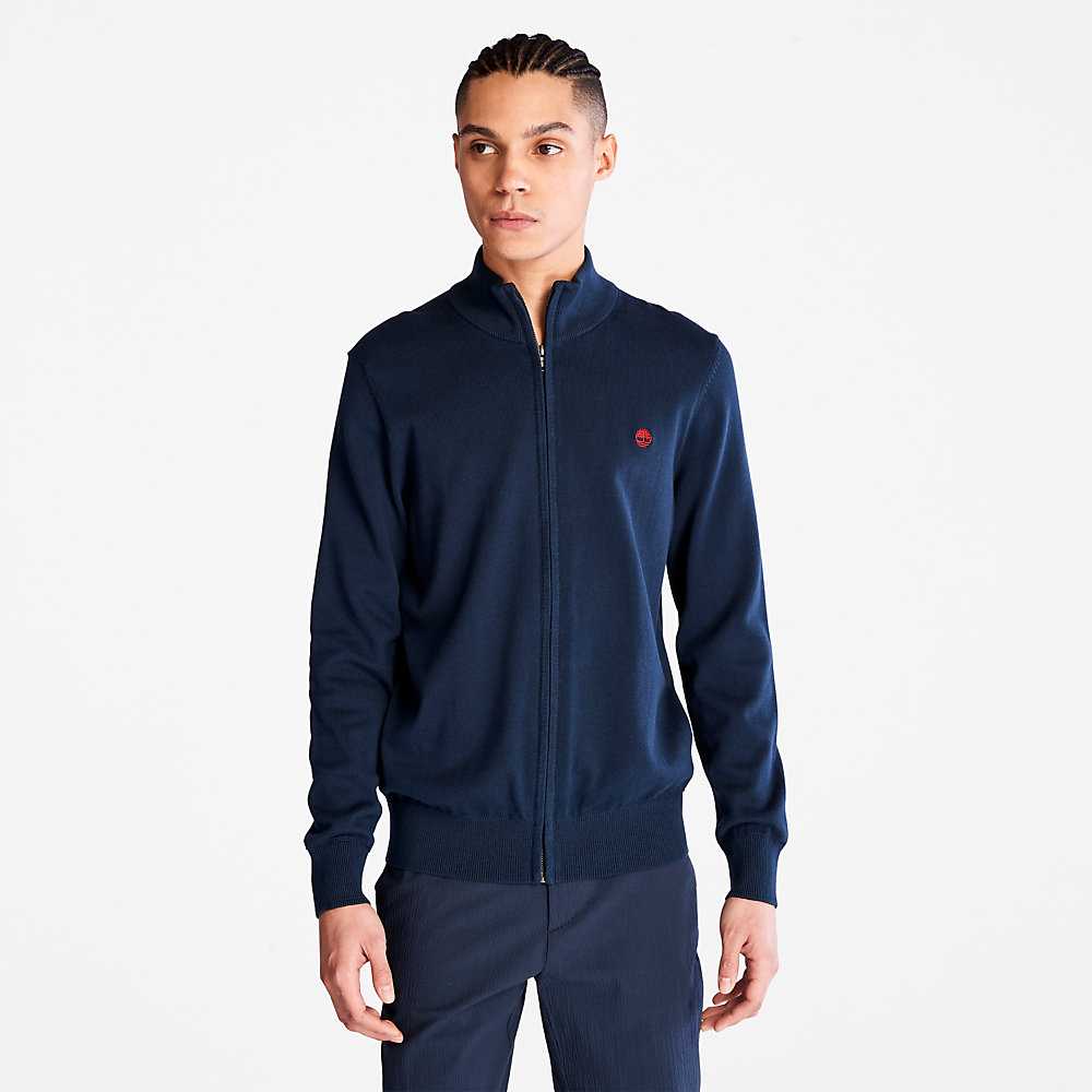 Men's Timberland Williams River Sweaters Navy | UAE-2617480