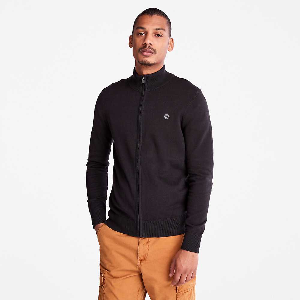 Men's Timberland Williams River Sweaters Black | UAE-3981702