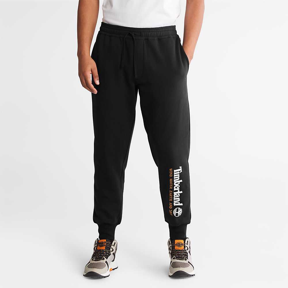 Men's Timberland Wind Water Earth And Sky Sweatpants Black | UAE-1658342