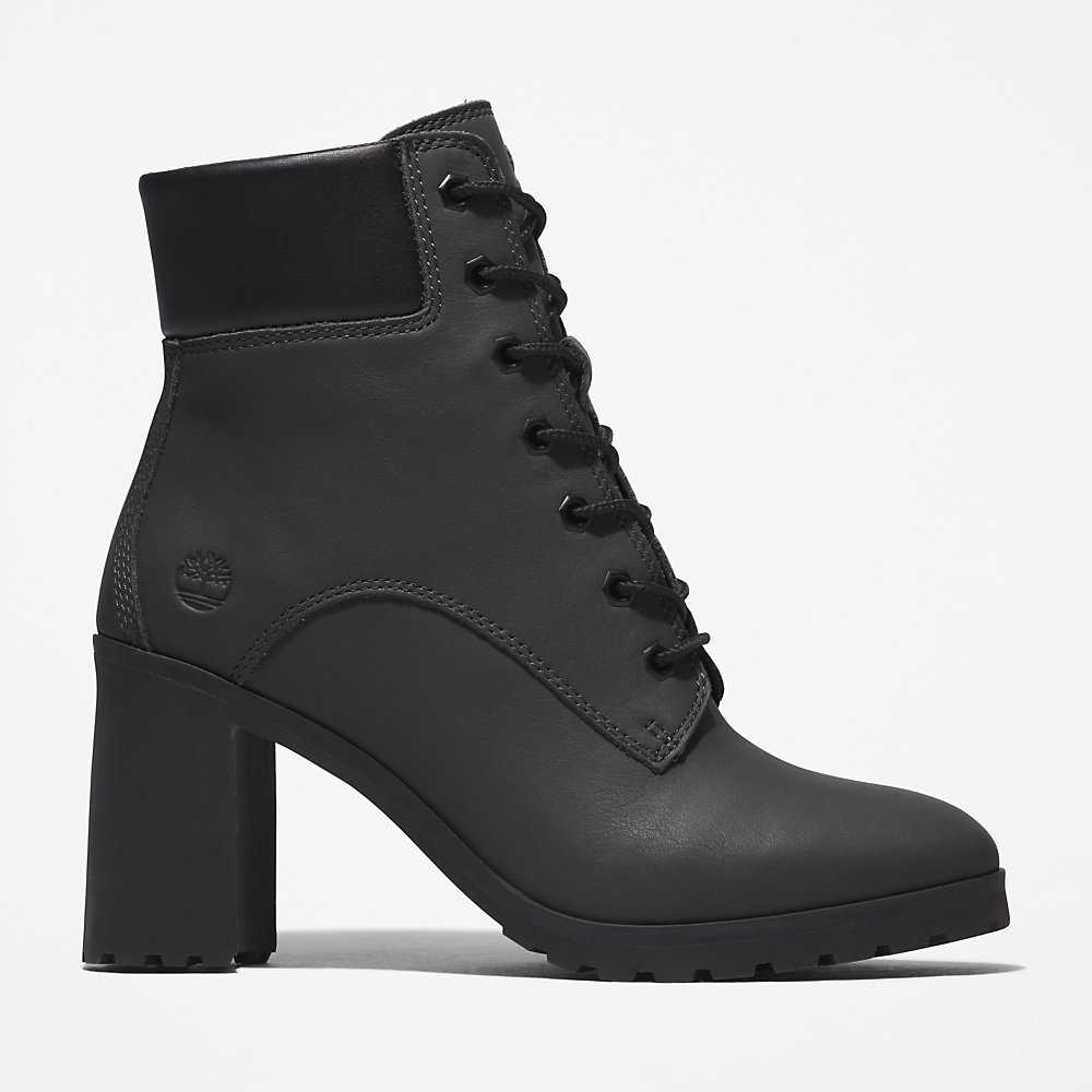 Women's Timberland Allington 6 Inch Heeled Boots Black | UAE-8791025