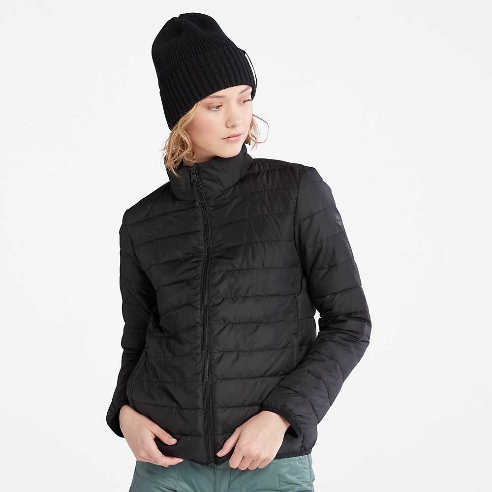 Women's Timberland Axis Peak Jackets Black | UAE-9835164