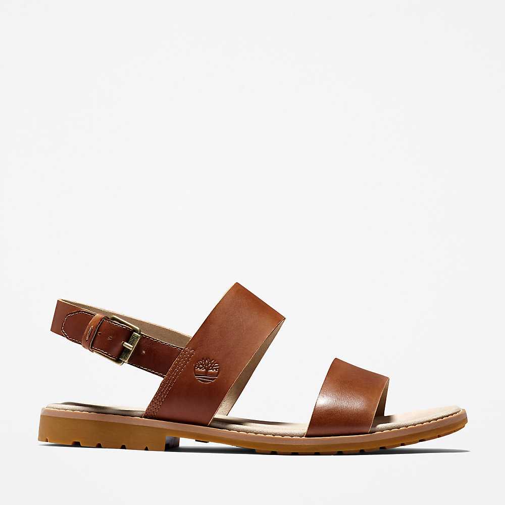 Women's Timberland Chicago Sandals Brown | UAE-8305976