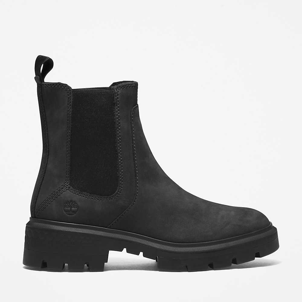 Women's Timberland Cortina Valley Chelsea Boots Black | UAE-2061473