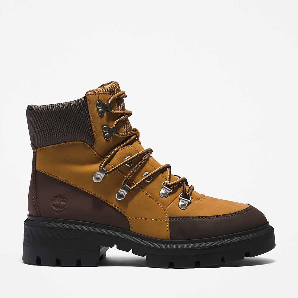 Women's Timberland Cortina Valley Hiking Boots Light Brown | UAE-7650891