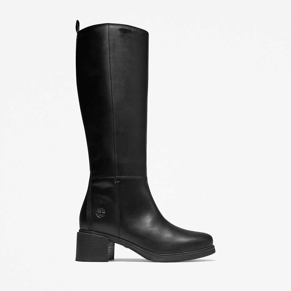 Women's Timberland Dalston Vibe Tall Boots Black | UAE-9630421