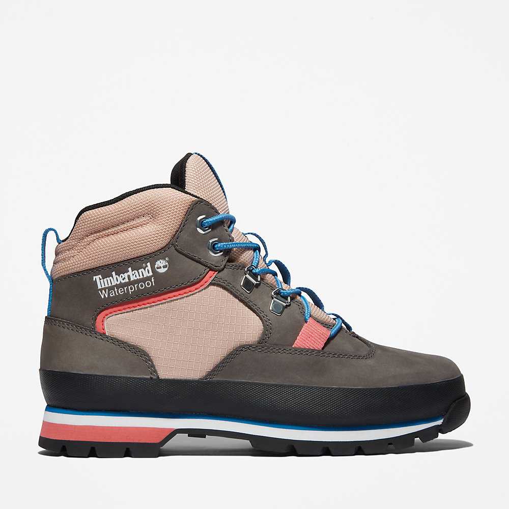 Women's Timberland Euro Hiker Hiking Boots Grey | UAE-0758314