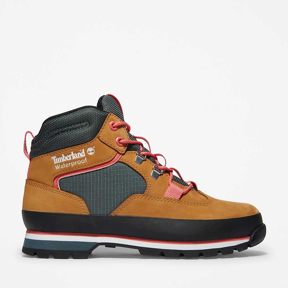 Women's Timberland Euro Hiker Hiking Boots Light Brown | UAE-6941205