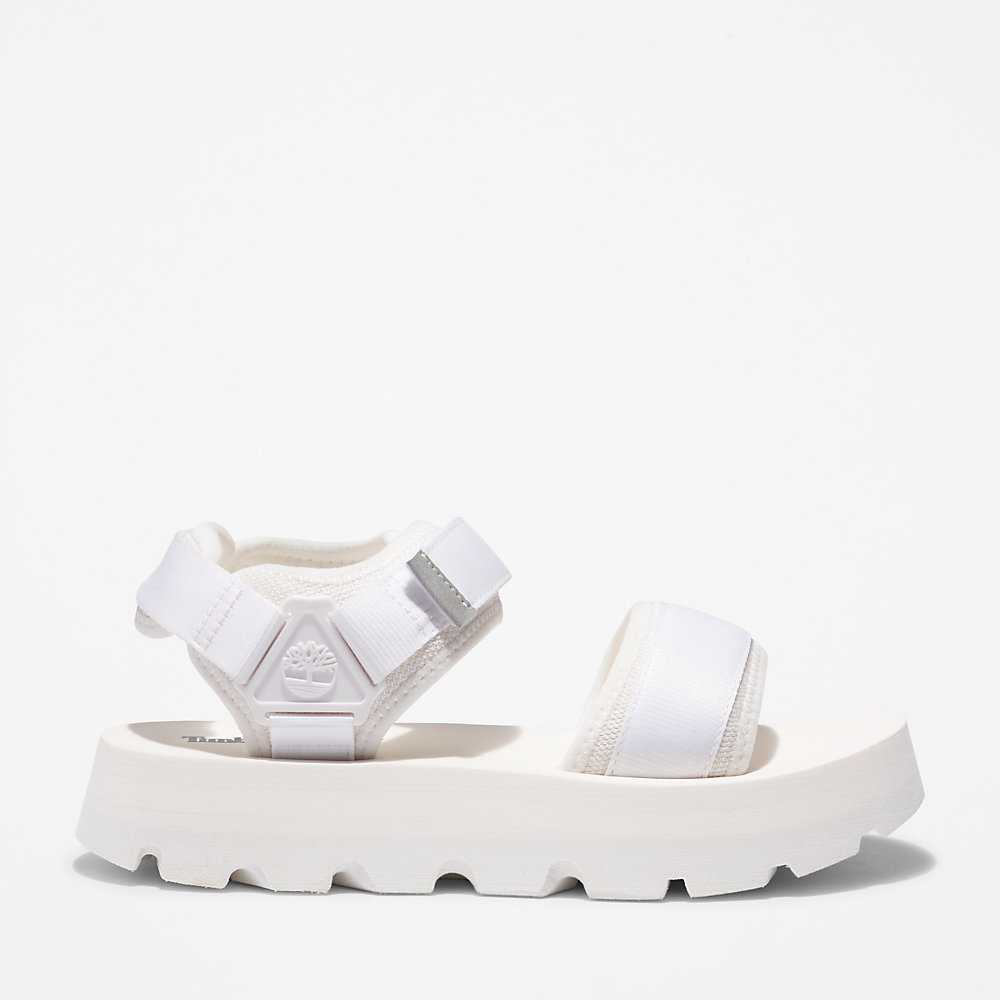 Women's Timberland Euro Swift Sandals White | UAE-7426359