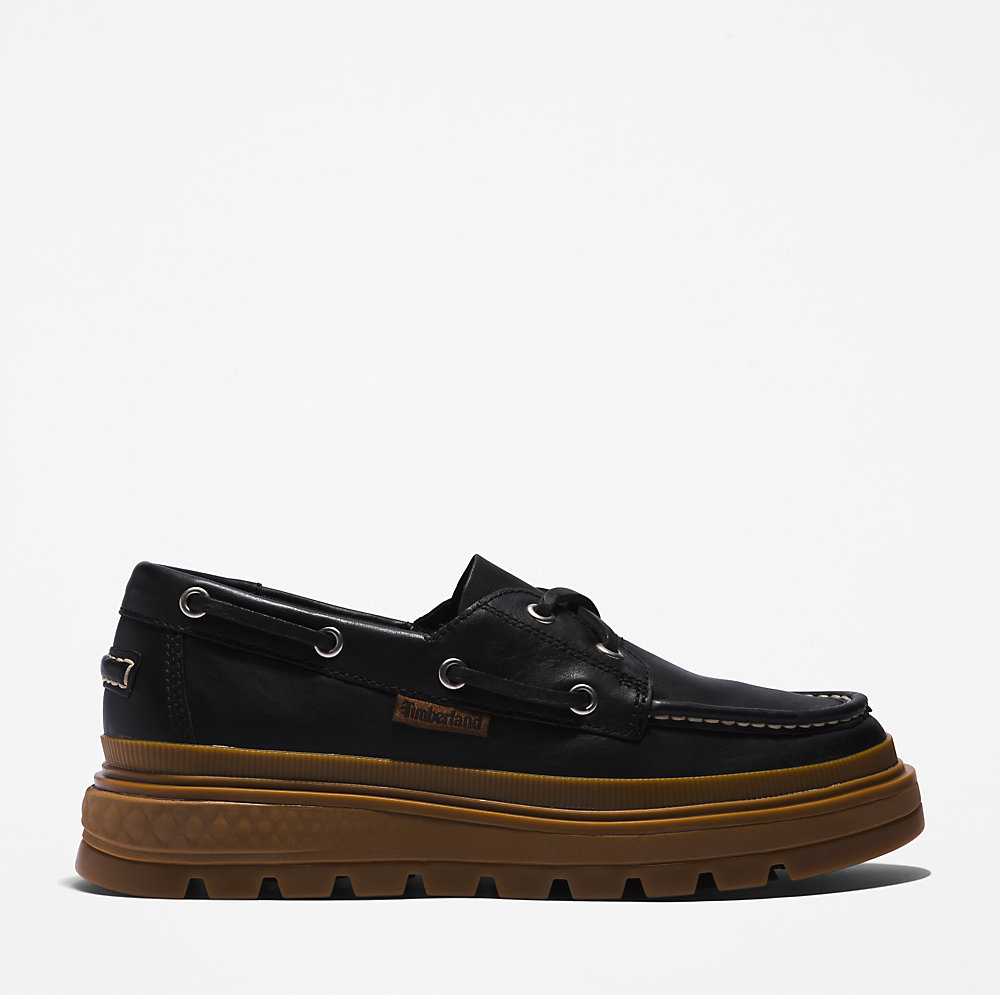 Women's Timberland GreenStride™ Boat Shoes Black | UAE-9143625