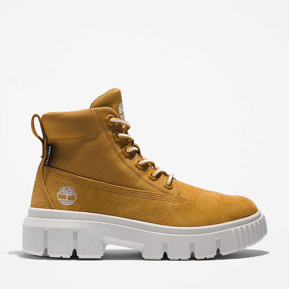 Women's Timberland Greyfield Waterproof Boots Yellow | UAE-9475123