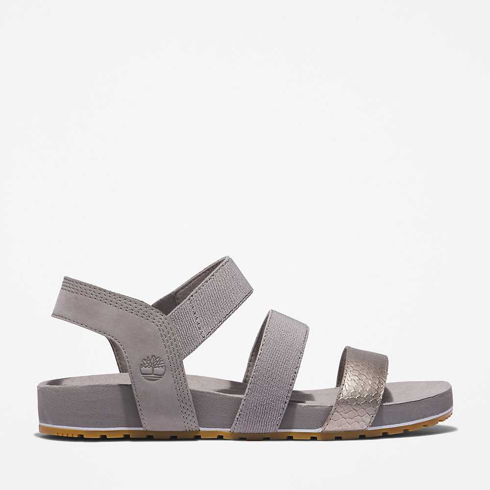 Women's Timberland Malibu Waves Sandals Grey | UAE-1256348