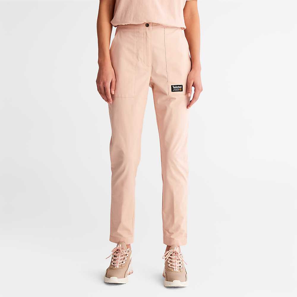 Women's Timberland Progressive Utility Pants Pink | UAE-4756102