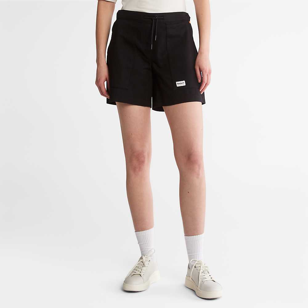 Women's Timberland Progressive Utility Shorts Black | UAE-2675081