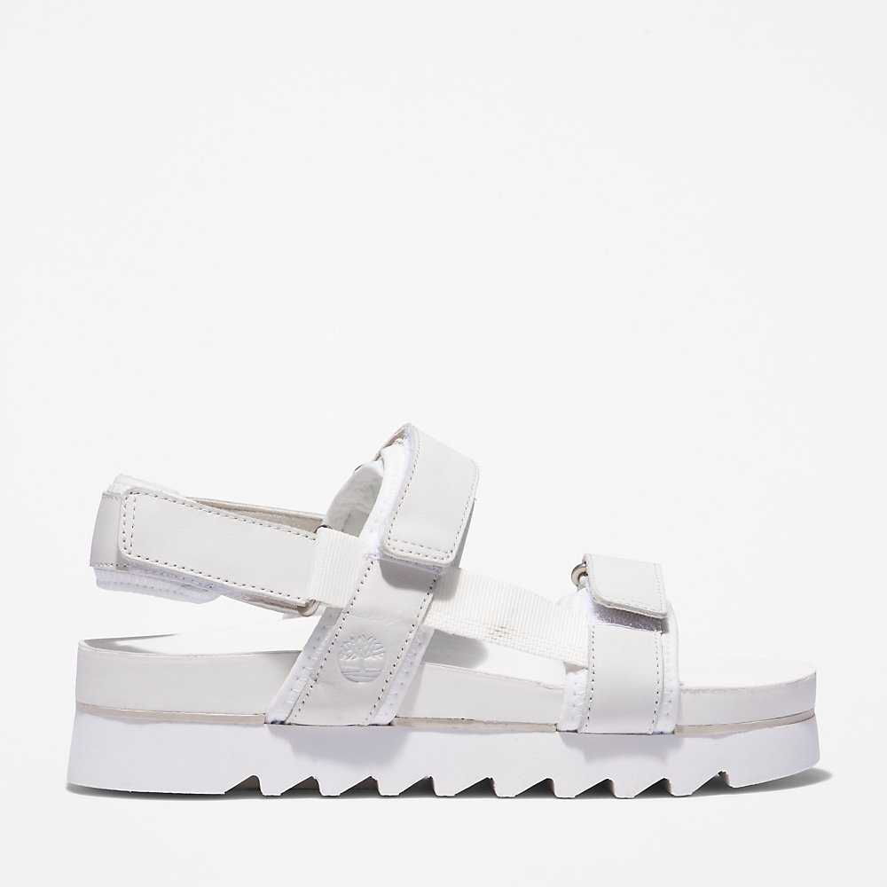 Women's Timberland Santa Monica Sunrise Sandals White | UAE-6741203