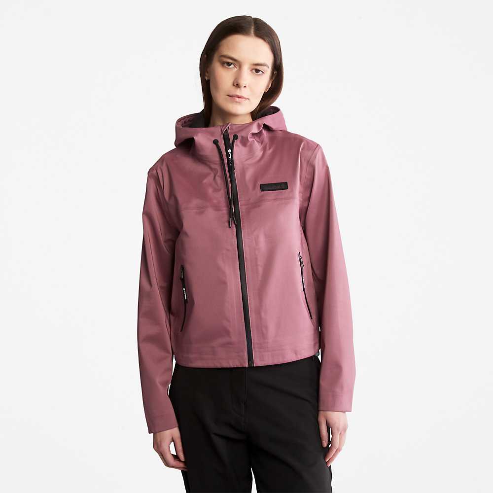 Women's Timberland Waterproof Rain Jackets Pink | UAE-7148062